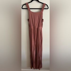 Wide-Leg Cutout Jumpsuit- Size small in copper color